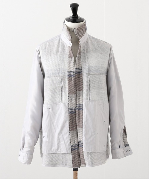EDIFICE（エディフィス）の「フェザーライト チェック CPO ブルゾン（ブルゾン・メンズ・グレー・SMALL/MEDIUM/LARGE）」の15枚目の写真