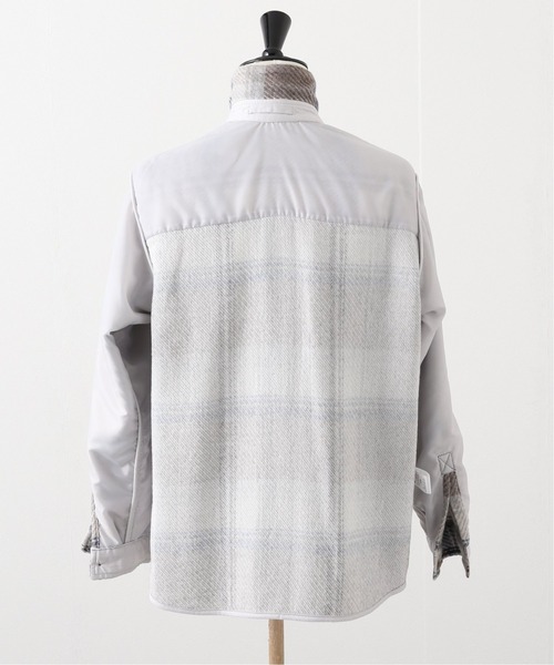 EDIFICE（エディフィス）の「フェザーライト チェック CPO ブルゾン（ブルゾン・メンズ・グレー・SMALL/MEDIUM/LARGE）」の16枚目の写真