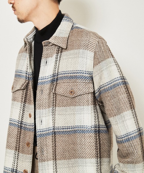 EDIFICE（エディフィス）の「フェザーライト チェック CPO ブルゾン（ブルゾン・メンズ・グレー・SMALL/MEDIUM/LARGE）」の21枚目の写真