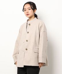 Samansa Mos2 | スタンド襟ショートジャケット(その他アウター)