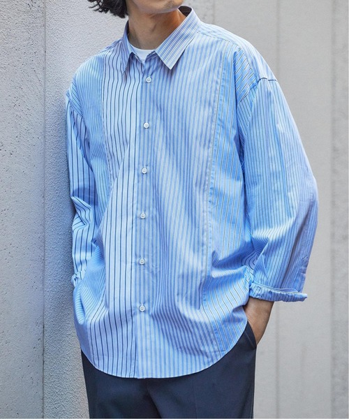 EDIFICE（エディフィス）の「THOMAS MASON オーバーサイズ クレイジーパターン シャツ（シャツ/ブラウス・メンズ・ネイビー/ブラック・LARGE/MEDIUM）」の14枚目の写真