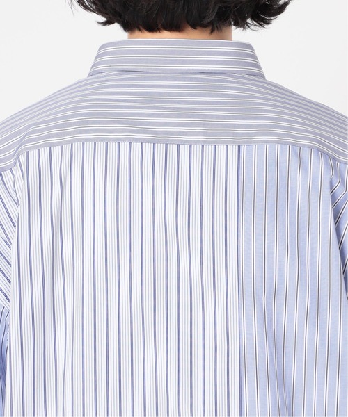 EDIFICE（エディフィス）の「THOMAS MASON オーバーサイズ クレイジーパターン シャツ（シャツ/ブラウス・メンズ・ネイビー/ブラック・LARGE/MEDIUM）」の21枚目の写真