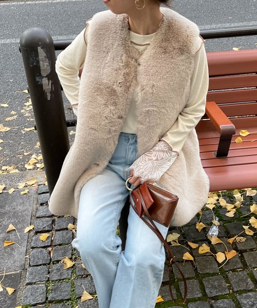 DouDou（ドゥドゥ）の「レース切替メロープルオーバー（Tシャツ/カットソー・レディース・ブラック/アイボリー/ベージュ・FREE）」の7枚目の写真