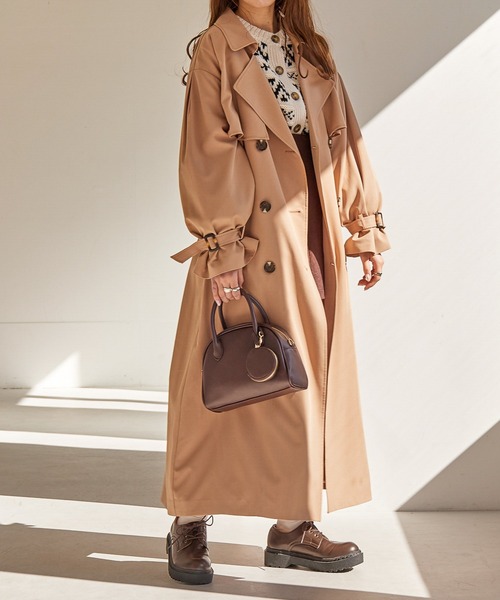 Heather（ヘザー）の「HEユルトレンチロング丈コート 260935（トレンチ