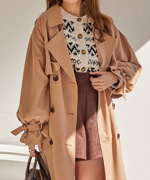 Heather（ヘザー）の「HEユルトレンチロング丈コート 260935（トレンチ