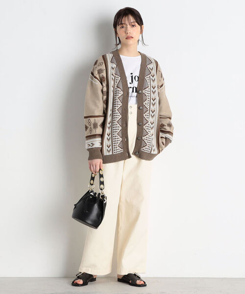 fredy repit(フレディレピ)の「ハイウエストサロペット(サロペット/オーバーオール・レディース・ブラック/オフホワイト/オリーブ・38)」の8枚目の写真