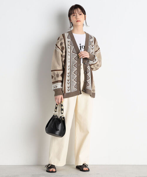 fredy repit(フレディレピ)の「ハイウエストサロペット(サロペット/オーバーオール・レディース・ブラック/オフホワイト/オリーブ・38)」の11枚目の写真