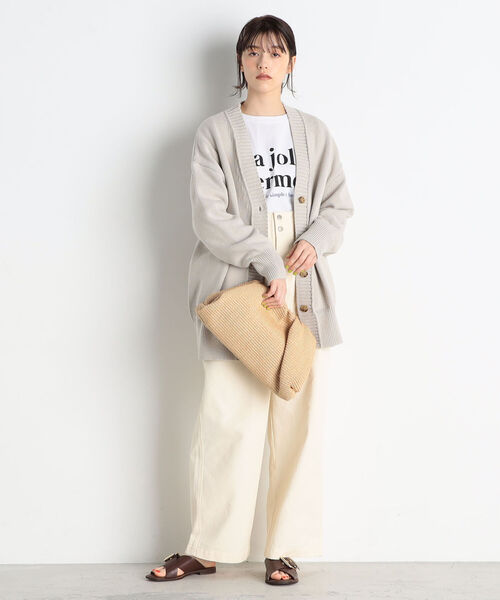 fredy repit(フレディレピ)の「ハイウエストサロペット(サロペット/オーバーオール・レディース・ブラック/オフホワイト/オリーブ・38)」の12枚目の写真