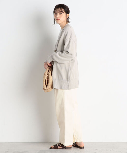 fredy repit(フレディレピ)の「ハイウエストサロペット(サロペット/オーバーオール・レディース・ブラック/オフホワイト/オリーブ・38)」の13枚目の写真