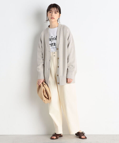 fredy repit(フレディレピ)の「ハイウエストサロペット(サロペット/オーバーオール・レディース・ブラック/オフホワイト/オリーブ・38)」の15枚目の写真