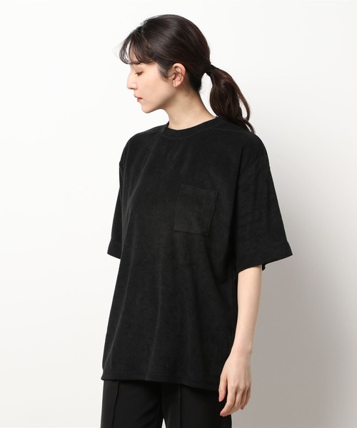Mag.（マグ）の「【RDS】ポケット付きパイルTシャツ（Tシャツ/カットソー・メンズ・ブラック/アイボリー/イエロー/ベージュ/ネイビー・LARGE/MEDIUM）」の3枚目の写真