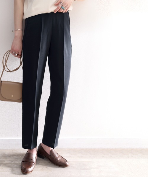 classicalelf（クラシカルエルフ）の「大人のセットアップが叶う。テーパードパンツ（その他パンツ・レディース・ブラック/アイボリー/ベージュ・LARGE/MEDIUM/SMALL/X-LARGE）」の3枚目の写真