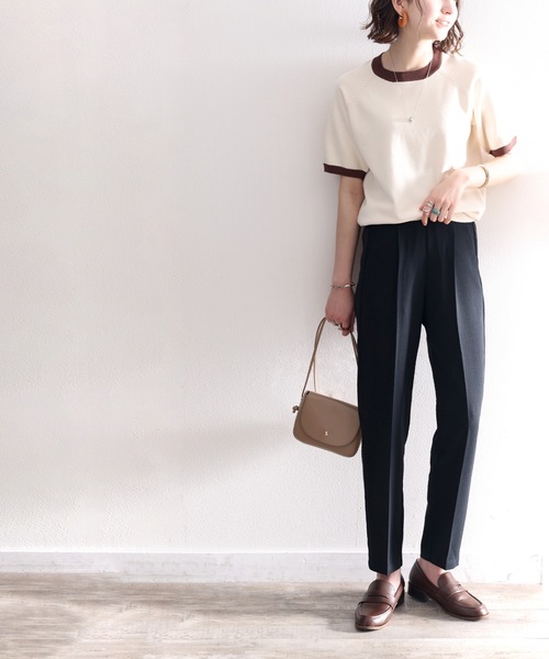 classicalelf（クラシカルエルフ）の「大人のセットアップが叶う。テーパードパンツ（その他パンツ・レディース・ブラック/アイボリー/ベージュ・LARGE/MEDIUM/SMALL/X-LARGE）」の16枚目の写真