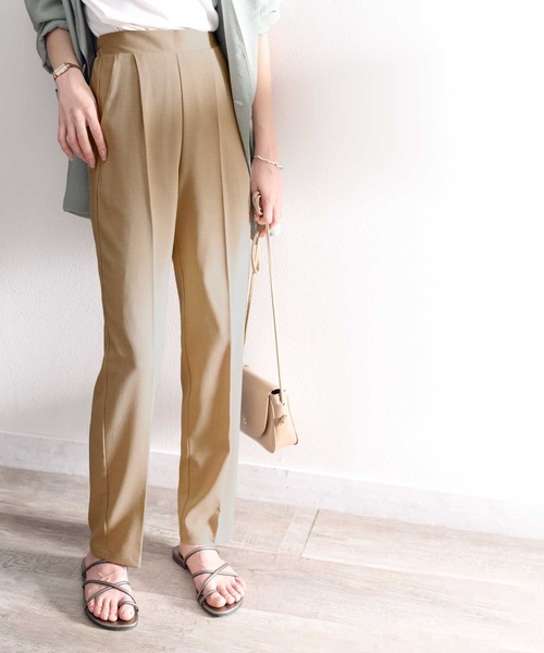 classicalelf（クラシカルエルフ）の「大人のセットアップが叶う。テーパードパンツ（その他パンツ・レディース・ブラック/アイボリー/ベージュ・LARGE/MEDIUM/SMALL/X-LARGE）」の8枚目の写真