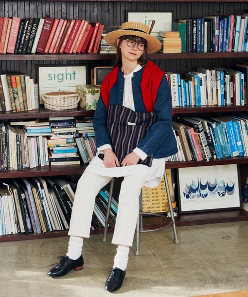 Libra Cue（リブラ キュー）の「”クラシックデニムジャケット”　　　　　　　　　　　　　　　　ラフになりすぎずほど良いカジュアルさが叶う、大人なデニムジャケット（デニムジャケット・レディース・ブルー・FREE）」の19枚目の写真