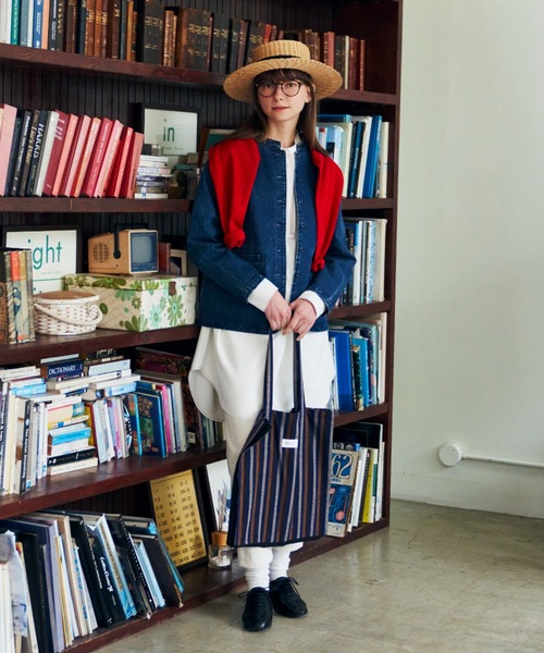 Libra Cue（リブラ キュー）の「”クラシックデニムジャケット”　　　　　　　　　　　　　　　　ラフになりすぎずほど良いカジュアルさが叶う、大人なデニムジャケット（デニムジャケット・レディース・ブルー・FREE）」の11枚目の写真