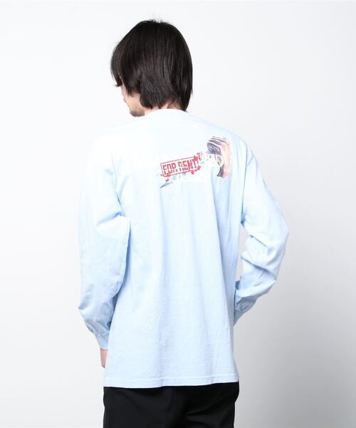 PRIVILEGE（プリビレッジ）の「プリビレッジ [PRIVILEGE] - アバンドン ハウス グラフィック ロングスリーブ 長袖 Tシャツ [ABANDONED HOUSE L/S TEE]（Tシャツ/カットソー・メンズ・ライトブルー/ブラック/チャコールグレー・XX-LARGE/MEDIUM/X-LARGE/LARGE）」の15枚目の写真