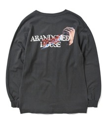 PRIVILEGE | プリビレッジ [PRIVILEGE] - アバンドン ハウス グラフィック ロングスリーブ 長袖 Tシャツ [ABANDONED HOUSE L/S TEE](Tシャツ/カットソー)