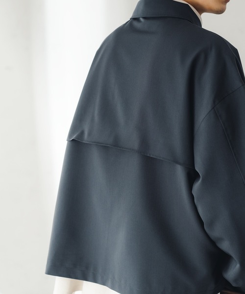 epnok（エプノック）の「バルカラーショートヨークブルゾン（ブルゾン・メンズ・グレイッシュベージュ/グレイッシュブルー・SMALL/MEDIUM/LARGE）」の19枚目の写真