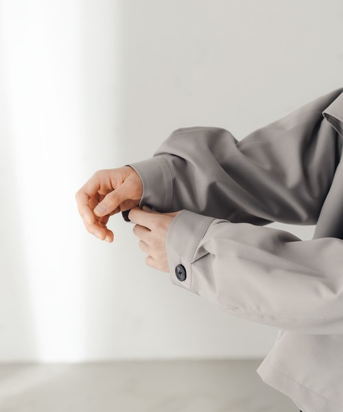 epnok（エプノック）の「バルカラーショートヨークブルゾン（ブルゾン・メンズ・グレイッシュベージュ/グレイッシュブルー・SMALL/MEDIUM/LARGE）」の7枚目の写真