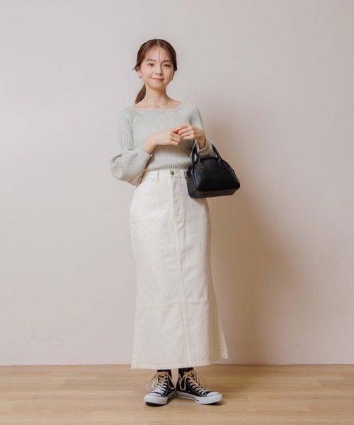 flower（フラワー）の「サニーデイズスカート（スカート・レディース・アイボリー/ピンク/グリーン・FREE）」の9枚目の写真