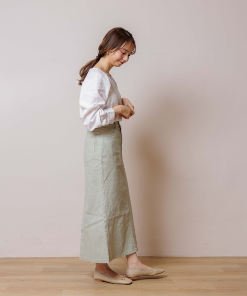 flower（フラワー）の「サニーデイズスカート（スカート・レディース・アイボリー/ピンク/グリーン・FREE）」の22枚目の写真