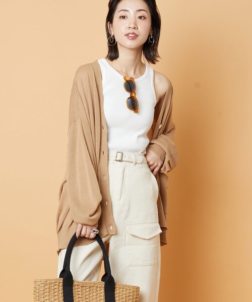 FREAK'S STORE(フリークスストア)の「▽【WEB限定】GREEN HILLS×FREAK'S STORE/グリーンヒルズ ボーダーワッフルタンクトップ(タンクトップ・レディース・ブラック/レッド/オフホワイト/ホワイト×グリーン/ホワイト×ブラック/ベージュ×ブラック・フリ-)」の1枚目の写真