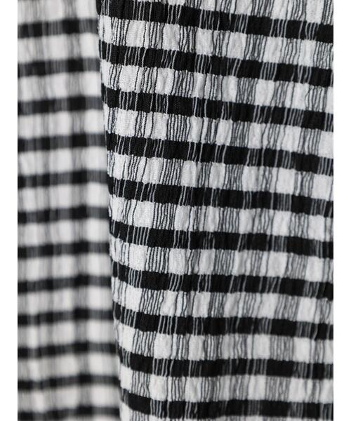 Green　Parks（グリーンパークス）の「表面感カットPOインナー（Tシャツ/カットソー・レディース・ミント/その他5/チェック/ホワイト系その他2・FREE）」の22枚目の写真