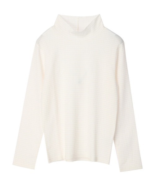 Green　Parks（グリーンパークス）の「表面感カットPOインナー（Tシャツ/カットソー・レディース・ミント/その他5/チェック/ホワイト系その他2・FREE）」の4枚目の写真