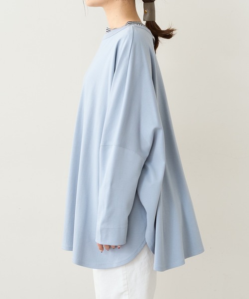 PUAL CE CIN（ピュアルセシン）の「SORONA 2WAYロングスリーブ（カーディガン/ボレロ・レディース・チャコールグレー/サックスブルー/ベージュ/オフホワイト・FREE）」の20枚目の写真