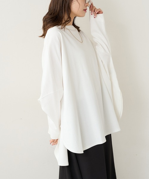 PUAL CE CIN（ピュアルセシン）の「SORONA 2WAYロングスリーブ（カーディガン/ボレロ・レディース・チャコールグレー/サックスブルー/ベージュ/オフホワイト・FREE）」の6枚目の写真