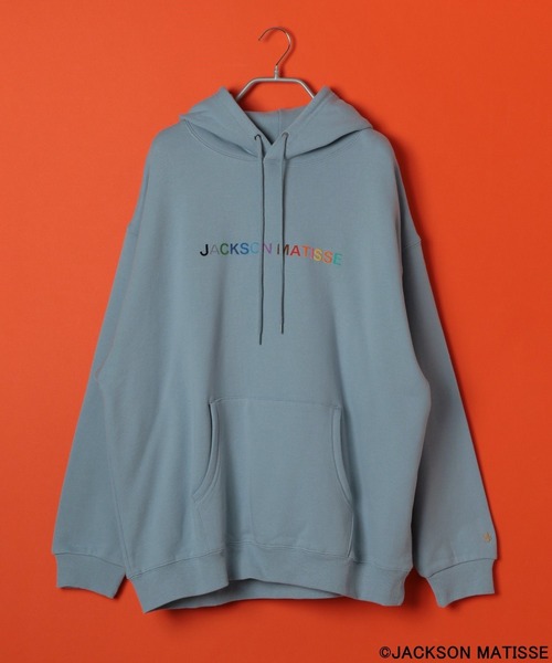 JACKSON MATISSE(ジャクソンマティス)の「【JACKSON MATISSE(ジャクソンマティス)×BAYFLOW】プリントパーカー(パーカー・メンズ・スカイブルー/グレー/ライトイエロー・MEDIUM/LARGE)」の3枚目の写真