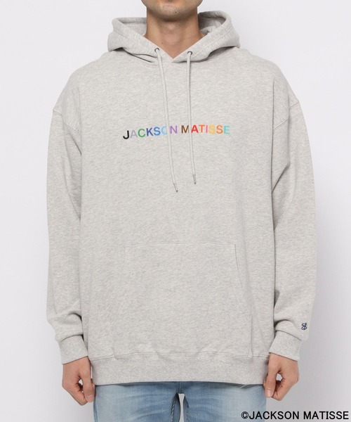 JACKSON MATISSE(ジャクソンマティス)の「【JACKSON MATISSE(ジャクソンマティス)×BAYFLOW】プリントパーカー(パーカー・メンズ・スカイブルー/グレー/ライトイエロー・MEDIUM/LARGE)」の4枚目の写真