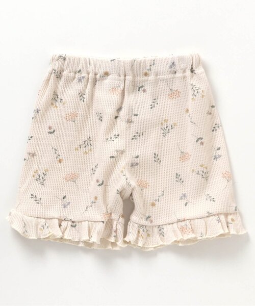 apres les cours(アプレレクール)の「ワッフルパジャマ 5分丈(ボタニカル柄・さくらんぼ柄)(ルームウェア/パジャマ・キッズ・キナリ/アイボリー/ラベンダー/ピンク・100/80/90/110/120/130)」の21枚目の写真