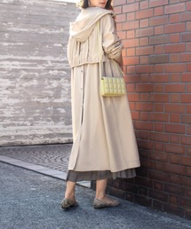 晴雨兼用フード付きレインコート