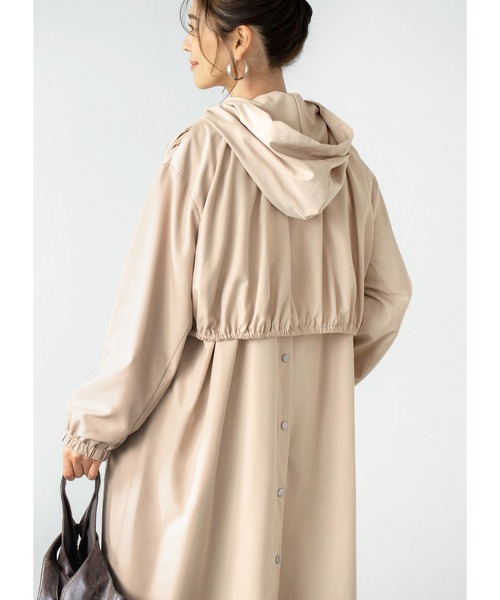 STYLE DELI（スタイルデリ）の「晴雨兼用フード付きレインコート（その他アウター・レディース・スミクロ/ベージュ系その他・FREE）」の20枚目の写真