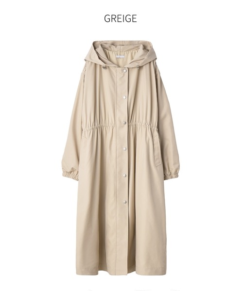 STYLE DELI（スタイルデリ）の「晴雨兼用フード付きレインコート（その他アウター・レディース・スミクロ/ベージュ系その他・FREE）」の11枚目の写真