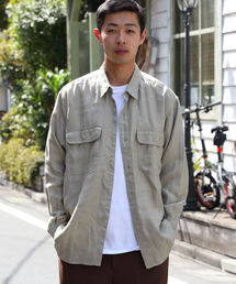 BEAMS | BEAMS / リネン CPO イージーシャツ(シャツ/ブラウス)