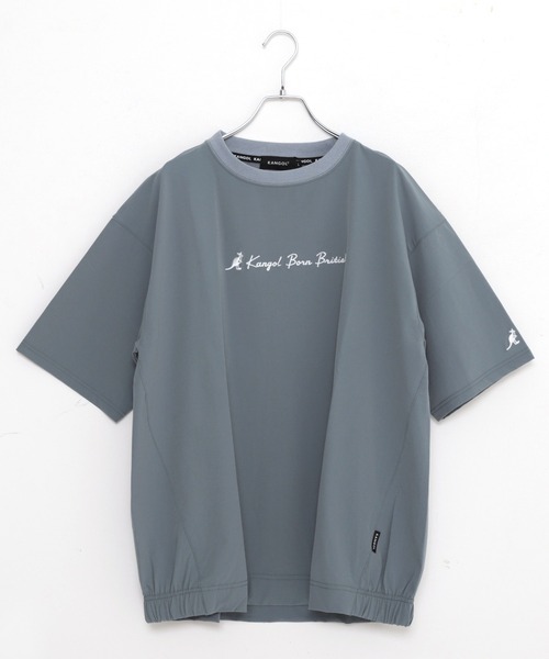 KANGOL(カンゴール)の「KANGOL/カンゴール セットアップ ワンポイント ロゴ刺繍 ストレッチ 半袖Tシャツ&ショートパンツ ルームウェア パジャマ 上下セット(ルームウェア/パジャマ・メンズ・ブラック/ブルー/アイボリー・LL/M/L)」の18枚目の写真