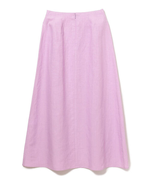 Demi-Luxe BEAMS（デミルクス ビームス）の「Demi-Luxe BEAMS / リネン Aラインスカート（スカート・レディース・ラベンダー/チャコールグレー・36/38）」の5枚目の写真