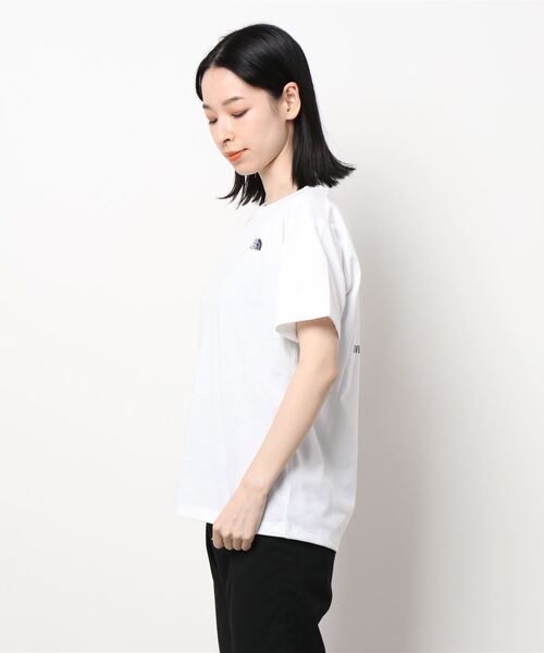 THE NORTH FACE（ザノースフェイス）の「THE NORTH FACE S/S Bandana Square Logo Tee NTW32108（Tシャツ/カットソー・レディース・ピンク/ブラック/ホワイト/ネイビー・LARGE/SMALL/MEDIUM）」の17枚目の写真