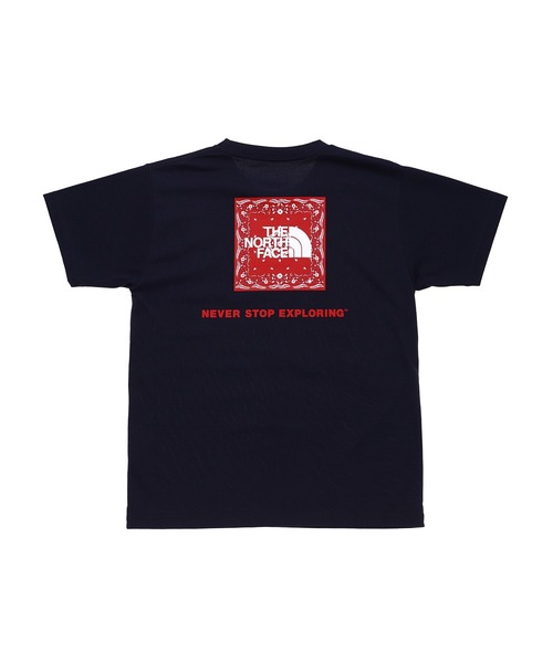 THE NORTH FACE（ザノースフェイス）の「THE NORTH FACE S/S Bandana Square Logo Tee NTW32108（Tシャツ/カットソー・レディース・ピンク/ブラック/ホワイト/ネイビー・LARGE/SMALL/MEDIUM）」の22枚目の写真