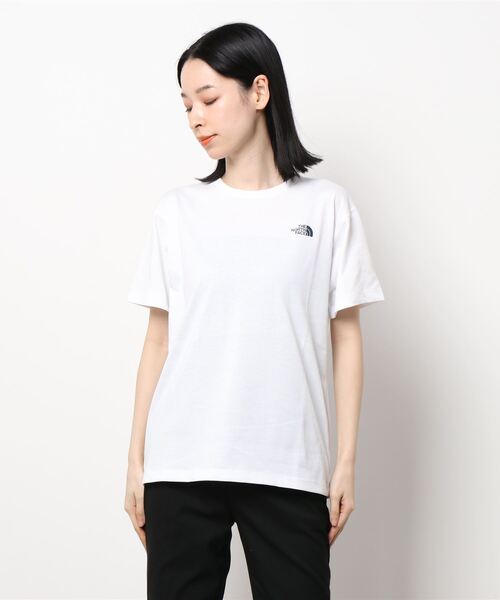 THE NORTH FACE（ザノースフェイス）の「THE NORTH FACE S/S Bandana Square Logo Tee NTW32108（Tシャツ/カットソー・レディース・ピンク/ブラック/ホワイト/ネイビー・LARGE/SMALL/MEDIUM）」の11枚目の写真