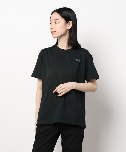 THE NORTH FACE（ザノースフェイス）の「THE NORTH FACE S/S Bandana Square Logo Tee NTW32108（Tシャツ/カットソー・レディース・ピンク/ブラック/ホワイト/ネイビー・LARGE/SMALL/MEDIUM）」の9枚目の写真