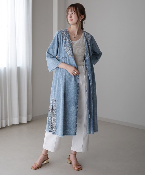 美品*プランテーション 半袖 デニムワンピース ゆったり インディゴ染め 日本製 楽天市場】デニムシャツ 半袖 羽織 ロゴ刺繍 インディゴ染め