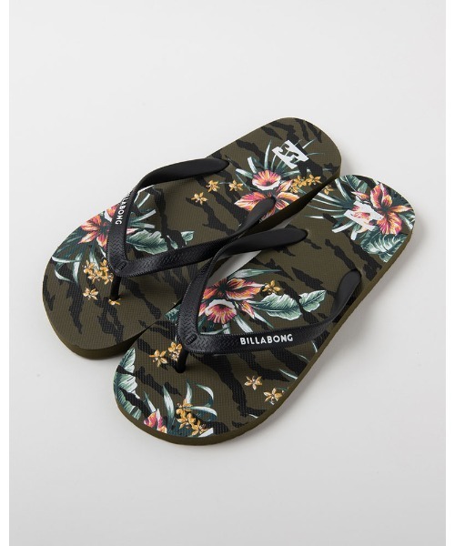BILLABONG(ビラボン)の「BILLABONG メンズ ALL OVER PRINT サンダル 【2022年春夏モデル】/ビラボンビーサン(ビーチサンダル)(サンダル・メンズ・マルチ/パープル/グリーン/ブラック/ピンク系その他・27cm/26cm)」の3枚目の写真