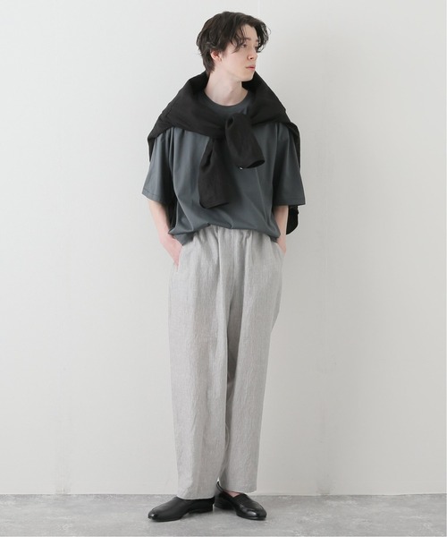 ATON（エイトン）の「【ATON/エイトン】SUVIN60/2 OVERSIZED Tシャツ（Tシャツ/カットソー・メンズ・ホワイト/ライトグレー/ブラック/グリーン/ボルドー・4/6）」の10枚目の写真