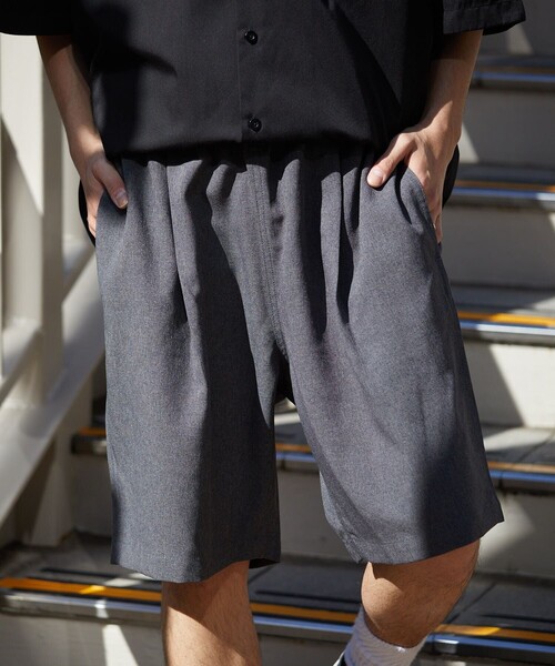 FREAK'S STORE（フリークスストア）の「イージー ショーツ/イージーウェア（その他パンツ・メンズ・ブラック系その他/ブラック系その他2/グレイッシュベージュ/ベージュ系その他/ブルー系その他/ブラック/グレー/ブラウン/ベージュ/グリーン/オリーブ/ネイビー/ダークグレー/サックスブルー/ブルー/ベージュ系その他2・LARGE/SMALL/MEDIUM）」の8枚目の写真