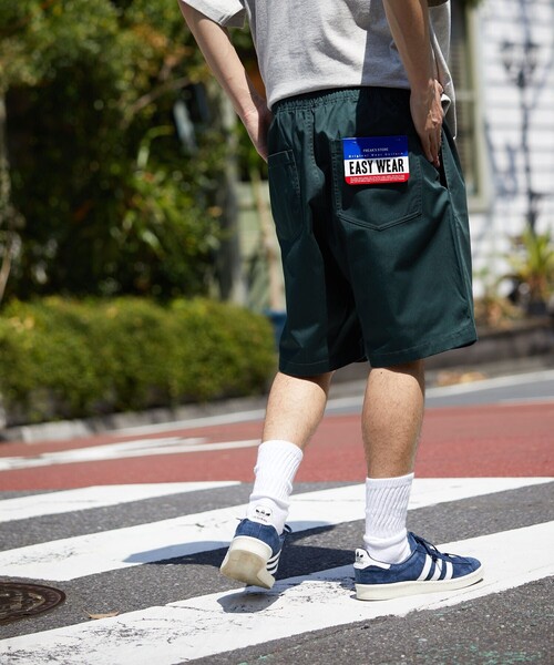 FREAK'S STORE（フリークスストア）の「イージー ショーツ/イージーウェア（その他パンツ・メンズ・ブラック系その他/ブラック系その他2/グレイッシュベージュ/ベージュ系その他/ブルー系その他/ブラック/グレー/ブラウン/ベージュ/グリーン/オリーブ/ネイビー/ダークグレー/サックスブルー/ブルー/ベージュ系その他2・LARGE/SMALL/MEDIUM）」の9枚目の写真