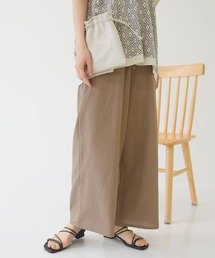 コットンリネンワイドパンツ